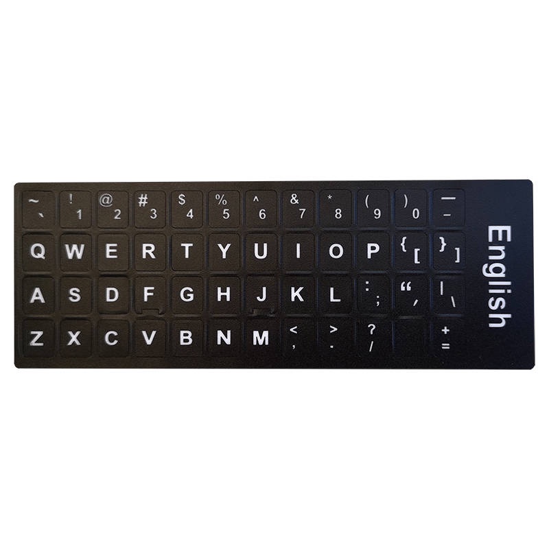 English keyboard stickers English keyboard alphabet alphabet laptop ...