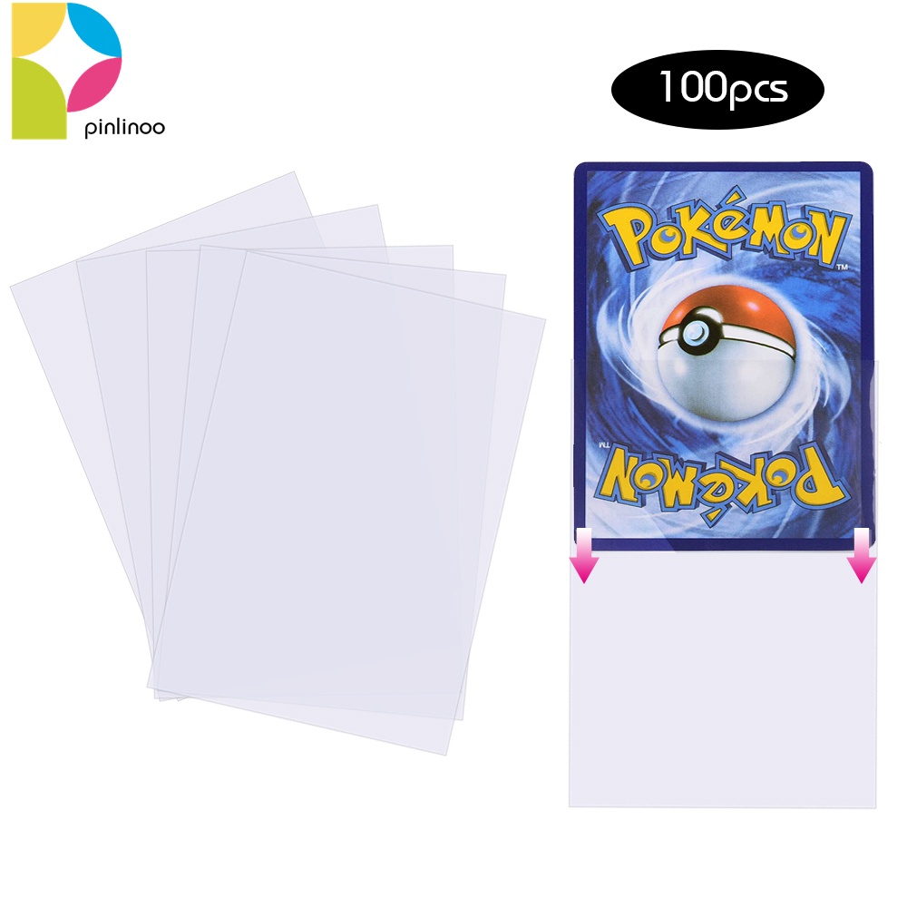 pokemon card clear sleeves Trading Card Standard Size Sleeves (200-Pack)
