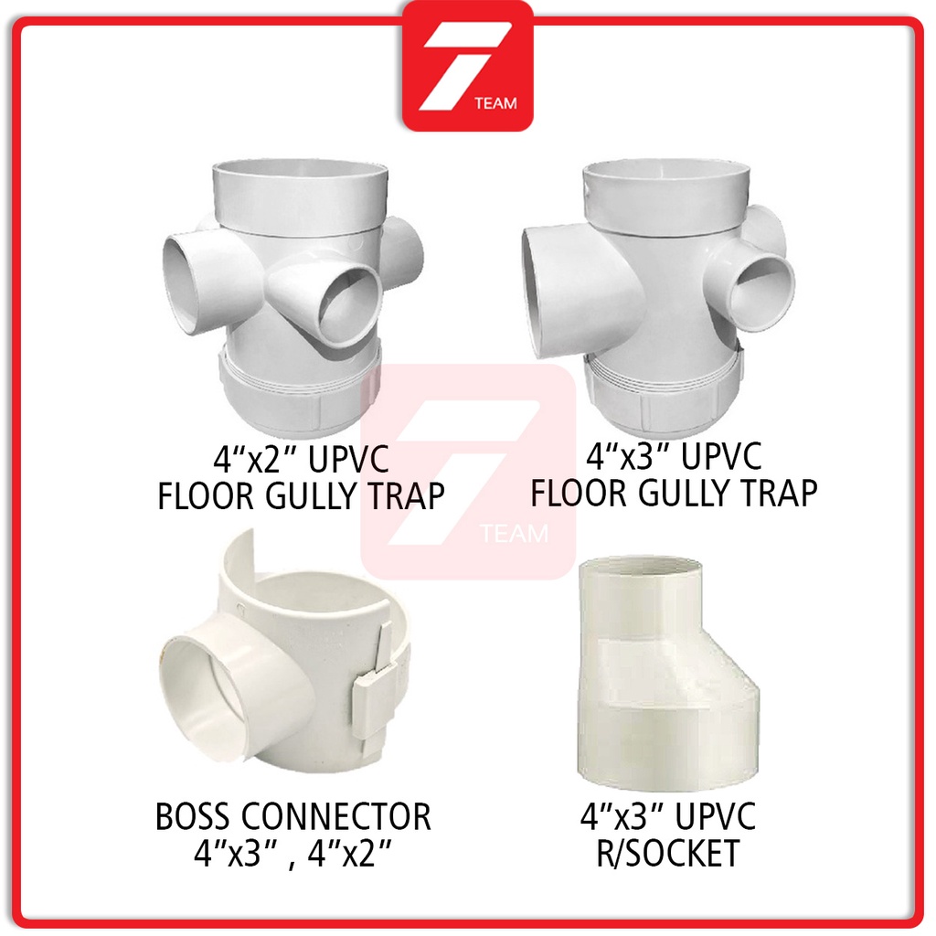 Upvc Pipe Fitting Boss Connector Gully Trap X X Mm X