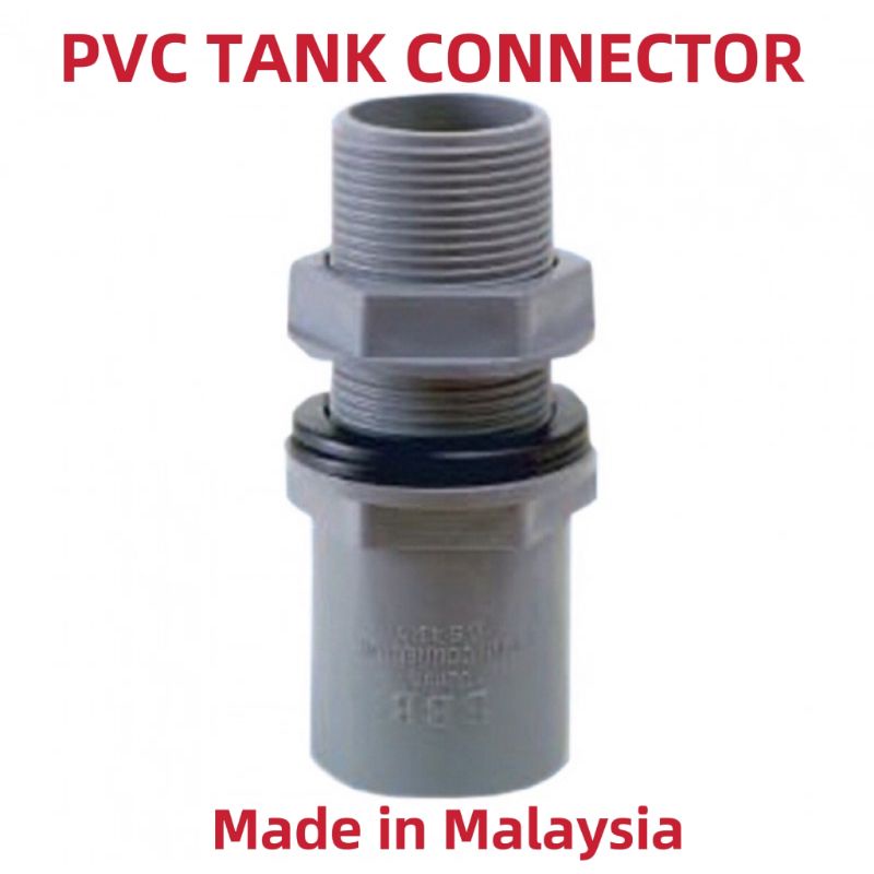 PVC TANK CONNECTOR [ PLUMBING FITTING ] 15MM/20MM/25MM/32MM/40MM/50MM ...