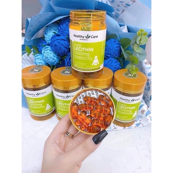 Healthy Care Super Lecithin Australia Soybean Germ (100 Capsules