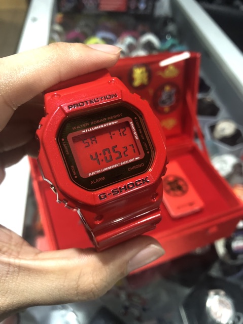 Casio G-Shock X ACU X Be@rbrick 2019 Chinese New Year Edition DW-5600CX-4 |  Shopee Malaysia