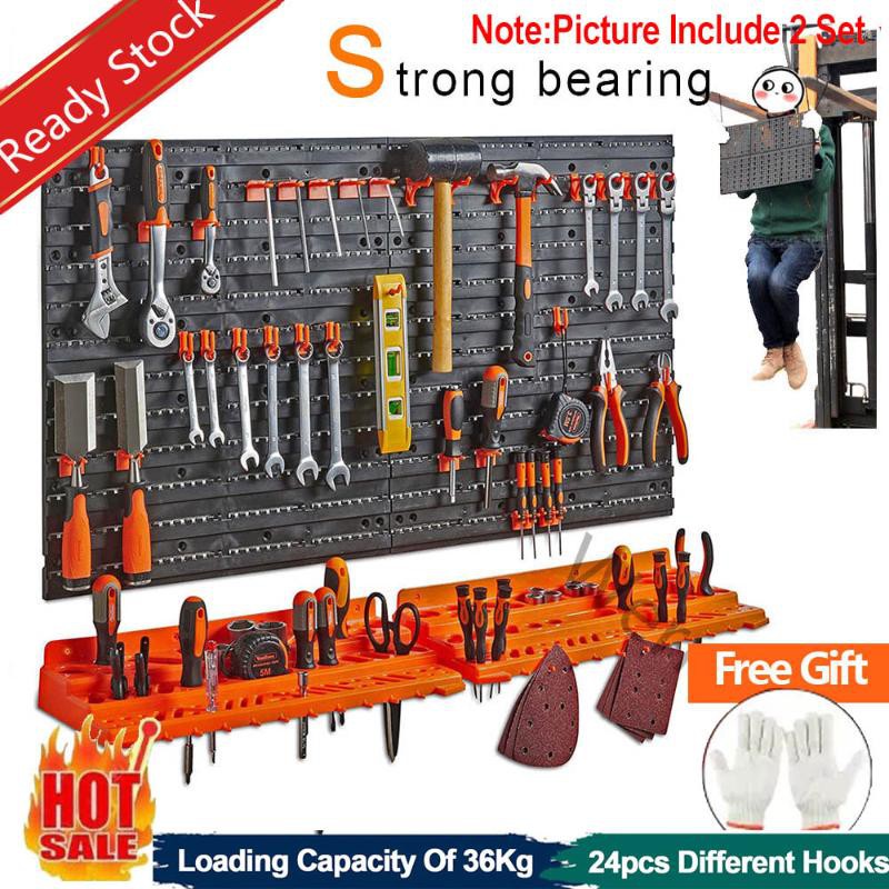 Garage tool store organiser