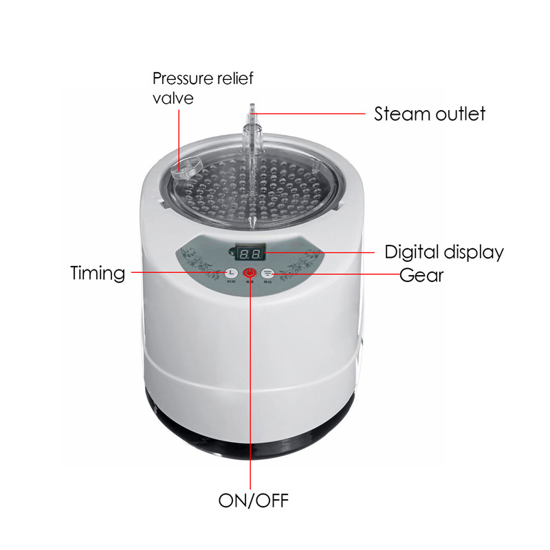 1500W 3L Sauna Steamer Pot Generator Steam SPA Pot Machine with Remote ...