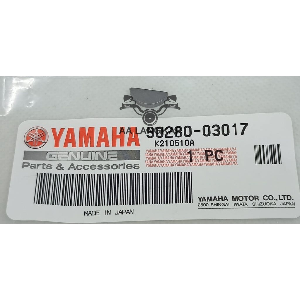 Yamaha RXZ Key Woodruff Magnet, Clutch, Balancer Original Japan (1pc ...