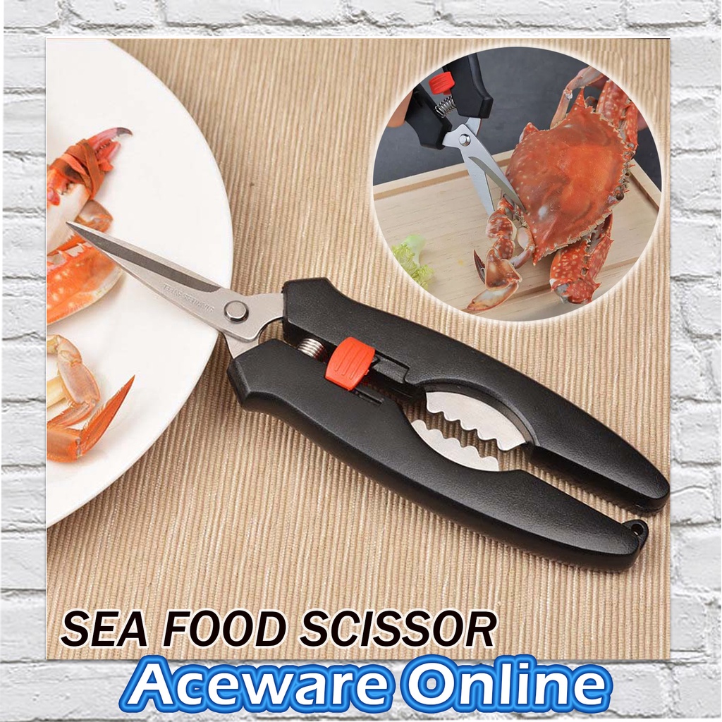 Seafood Scissor Lobster Scissor Stainless Steel Kitchen Scissor shrimp