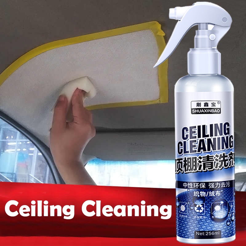 Ceiling Cleaning Universal Car Interior Ceiling Fabric Care Cleaner ...