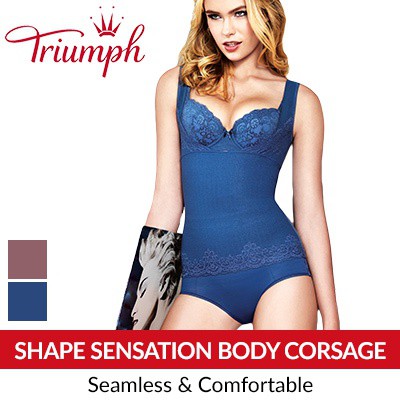Triumph Shape Sensation Body Corsage / Women Top / Comfortable / Slim Wear  Seemless Comfortable