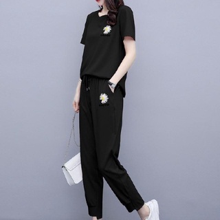 Summer New Casual Sports Suit Sportswear Set Tracksuit Women