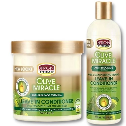 Iimono African Pride Olive Miracle Hair And Scalp Strengthening Leave In Conditioner Olive 