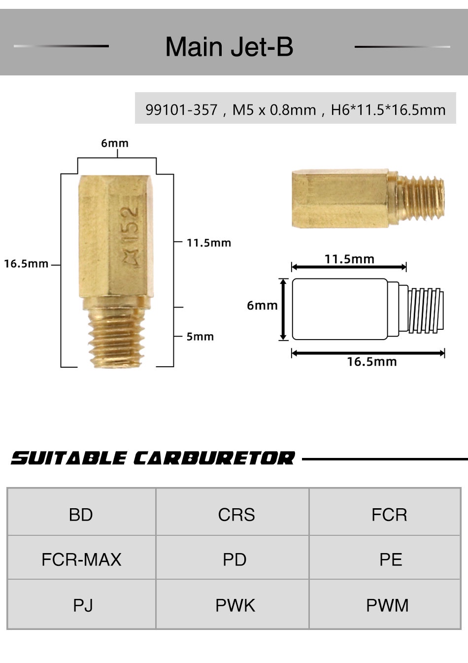 LOBIUTIYA 92078 Gas Valve For 6-Gallon RV Water Heater - Replacement For Dometic Atwood G6A, G610, GC6A Models