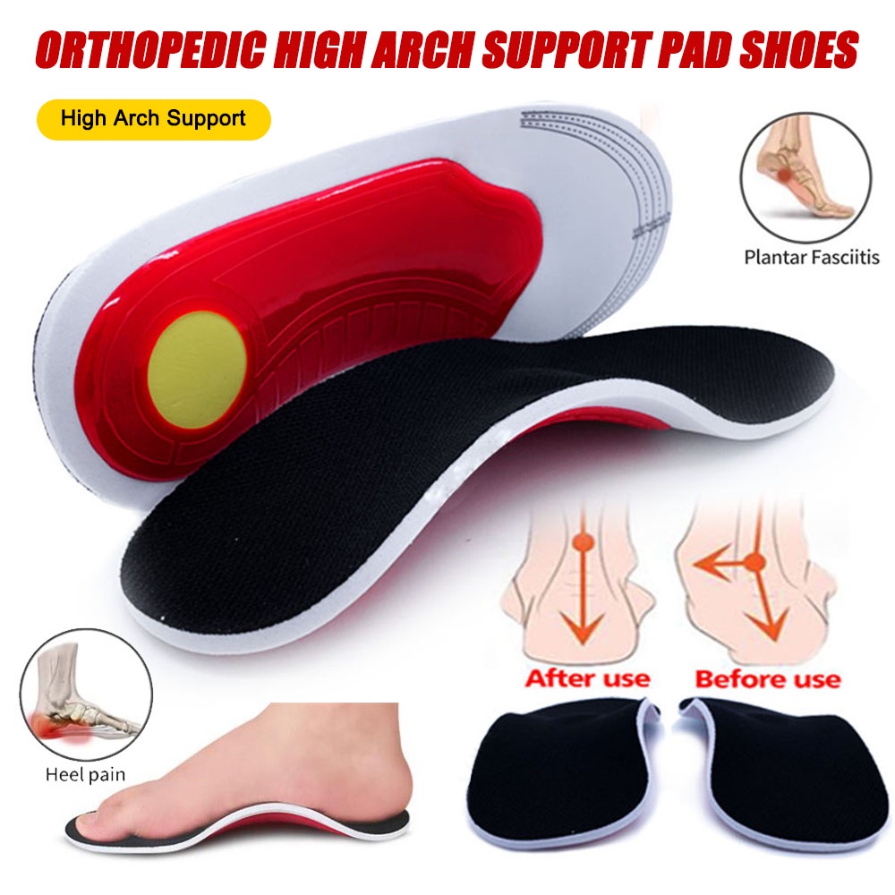 High Quality Orthopedic Gel Insole High Arch Support Insoles Cushion Shoes Orthopedic Insole For