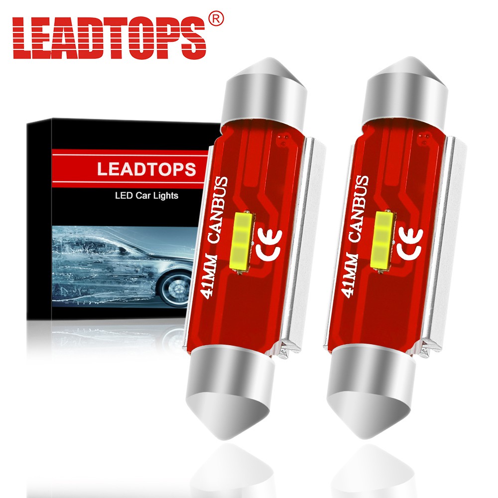 LEADTOPS T10 Festoon Canbus W5W Car LED Dome Light Reading Lamp Bulb