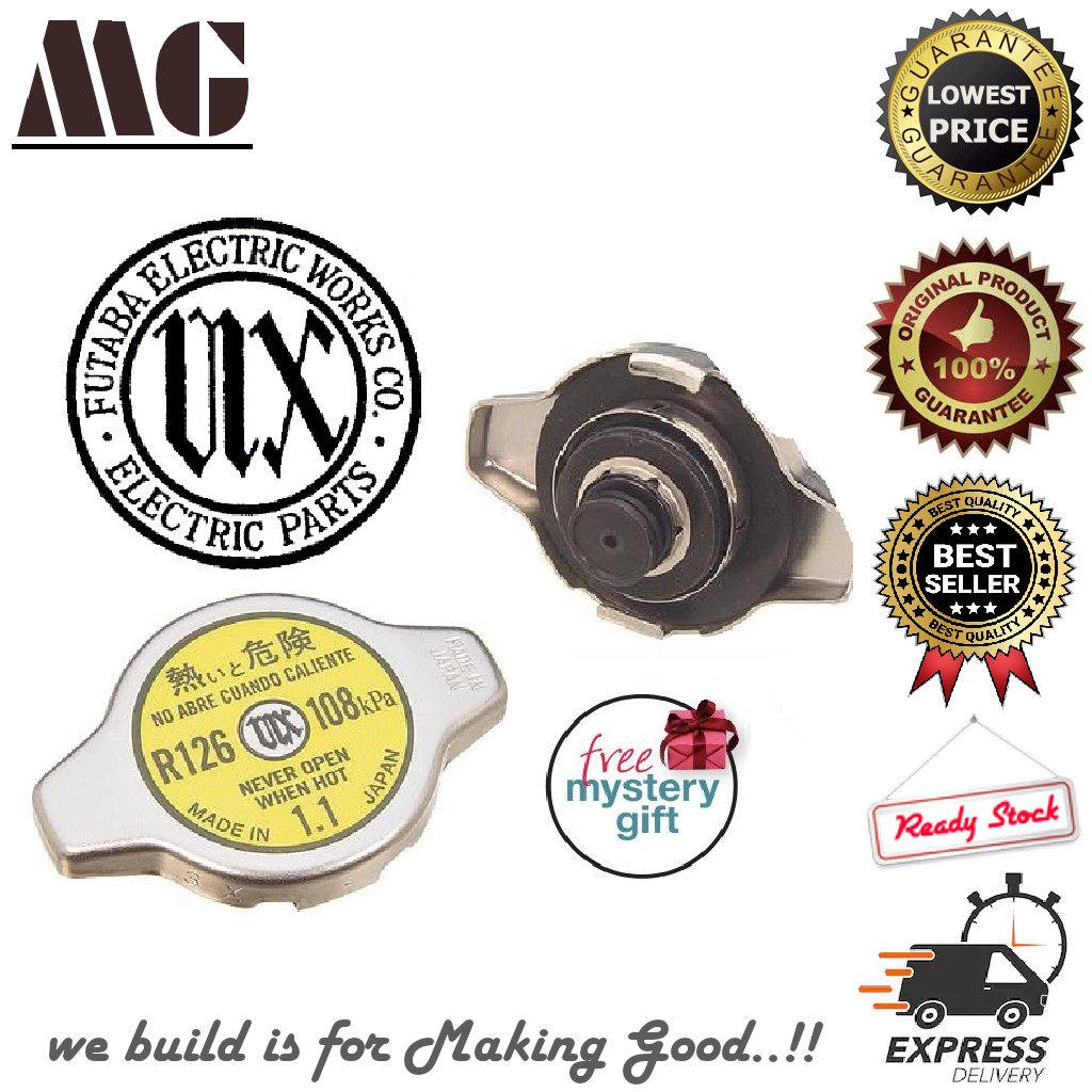 FUTABA RADIATOR PRESSURE CAP R126 MADE IN JAPAN HIGH QUALITY Shopee