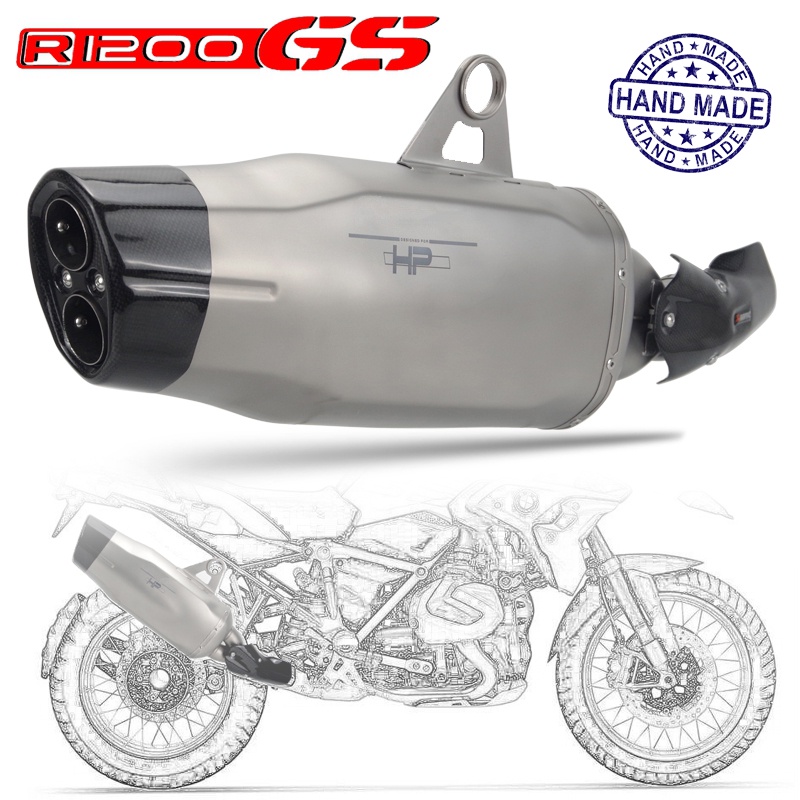 Slip-on for BMW R1200GS R1250GS ADV Advanture Motorcycle Exhaust ...