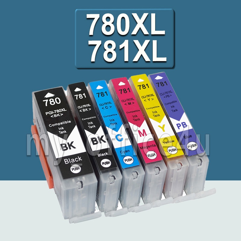 PGI 780 CLI 781 Ink PGI780XL CLI781XL Ink Cartridge Compatible Canon ...