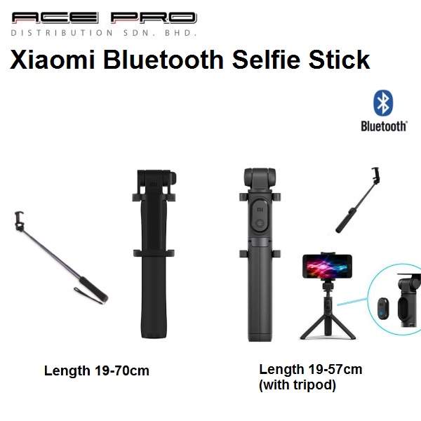 Xiaomi Mi Bluetooth Remote Control Tripod XMZPG01YM / 70cm Bluetooth ...