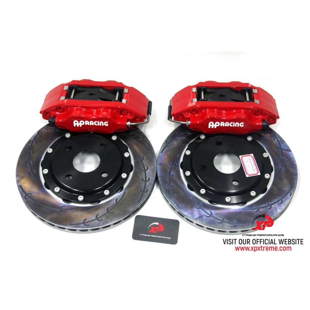 ORIGINAL READY STOCK BRAKE AP RACING RED SET 4POT PERODUA MYVI | Shopee ...