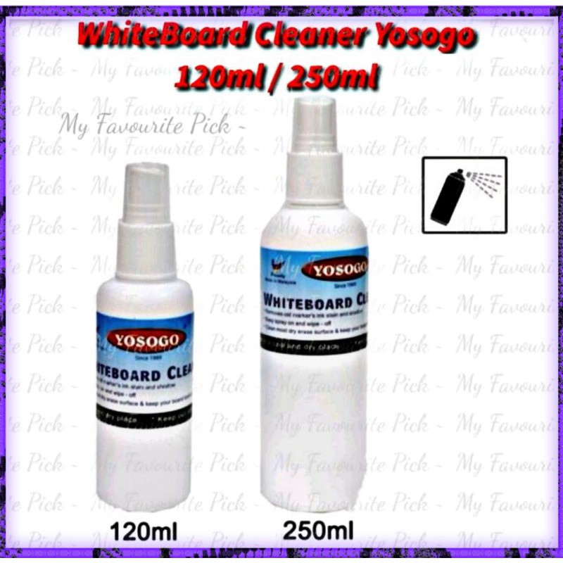 WhiteBoard Cleaner Yosogo 120ml / 250ml Per Bottle Shopee Malaysia