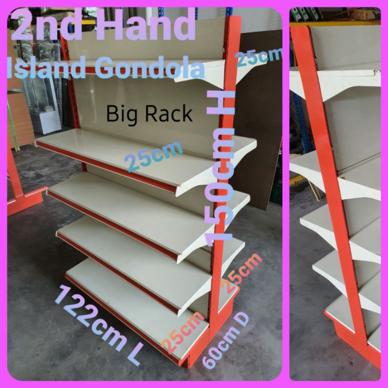 Big Rack 2nd shelving old model !!! Have ready Stock ,Tambah papan