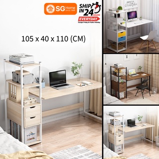 READY STOCK Study Writing Desk 105cm x 40cm x 110cm Computer