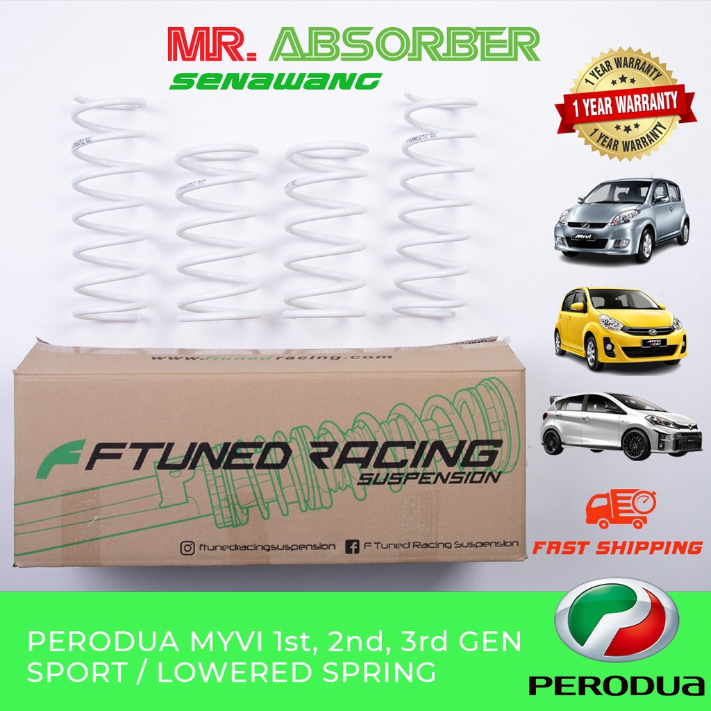 MYVI OLD / NEW FTUNED CLS SPORT SPRING | Shopee Malaysia