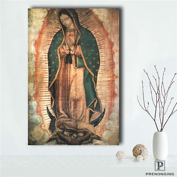 OUR LADY OF GUADALUPE Canvas Poster Virgin Mary Catholic Icon wall art ...