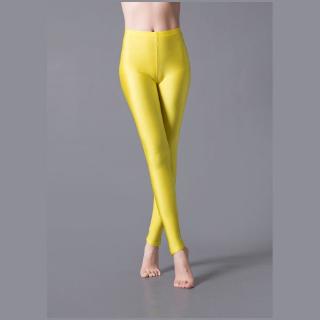 Women Shiny Pant Leggings Hot Selling Leggings Solid Color Fluorescent  Spandex Elasticity Casual Trousers Shiny Legging - AliExpress