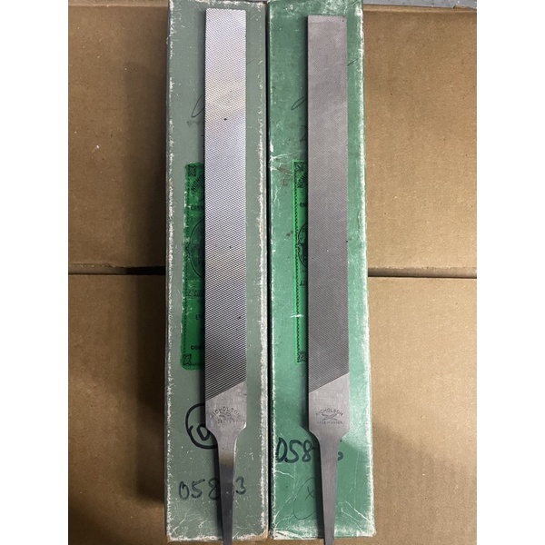 Made In USA Nicholson 8” 10” 12” Bastard & 2nd cut Hand File Shopee