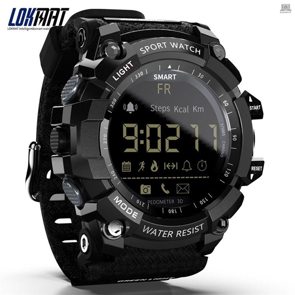 LOKMAT MK16 Smart Watch Military Army Rugged Men Women Watch 12-months ...