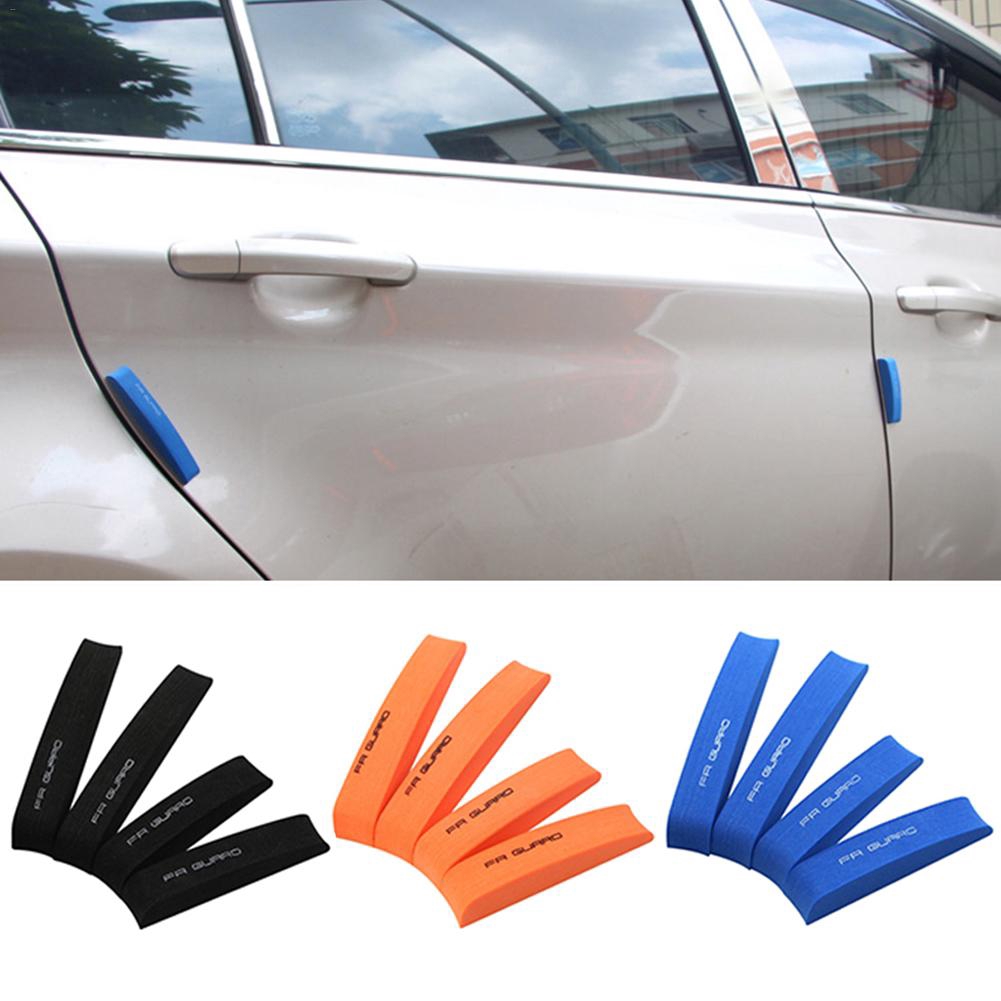 4Pcs Car Door Bumper Strips Edge Guards EVA Foam AntiCollision Strip