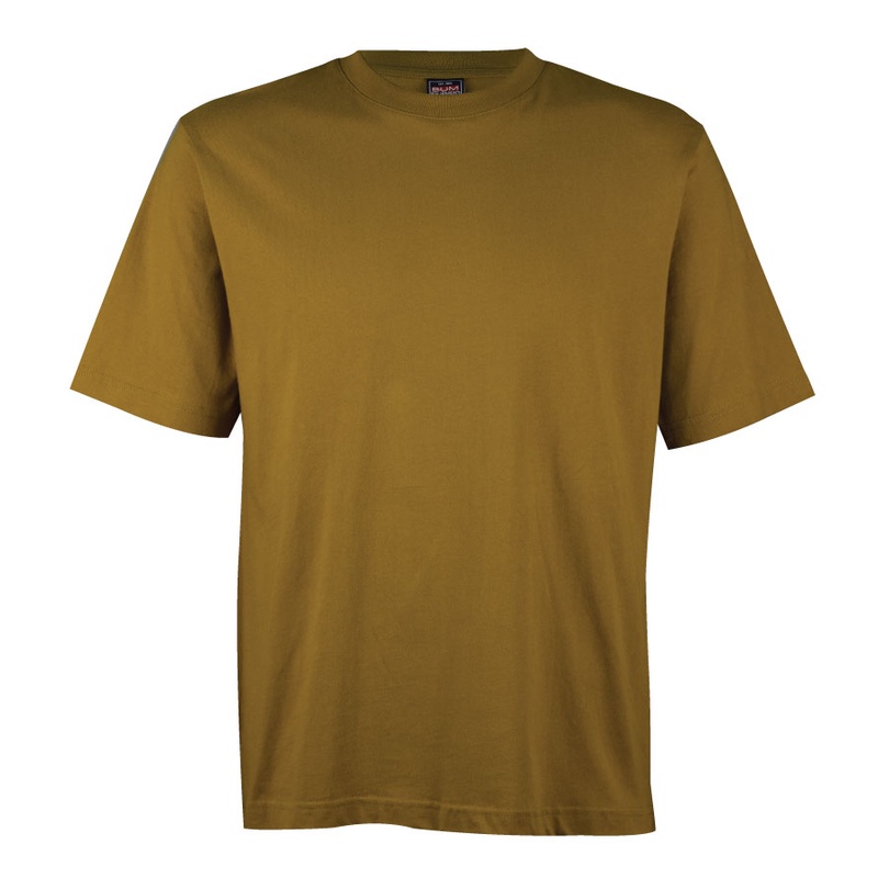 Bum Equipment Men Round Neck S/S Plain - Oversize (Md Yellow) | Shopee ...