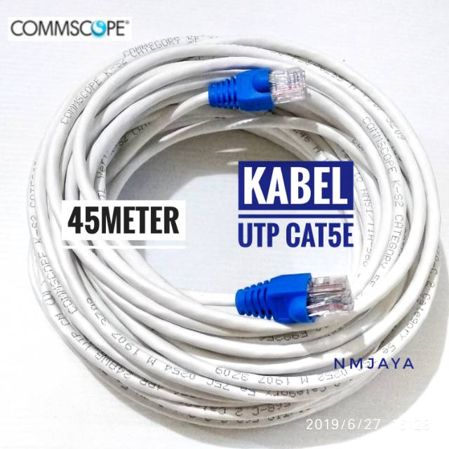 Original Commscope 45 meter AMP UTP Cat5e LAN cable ready to use ...