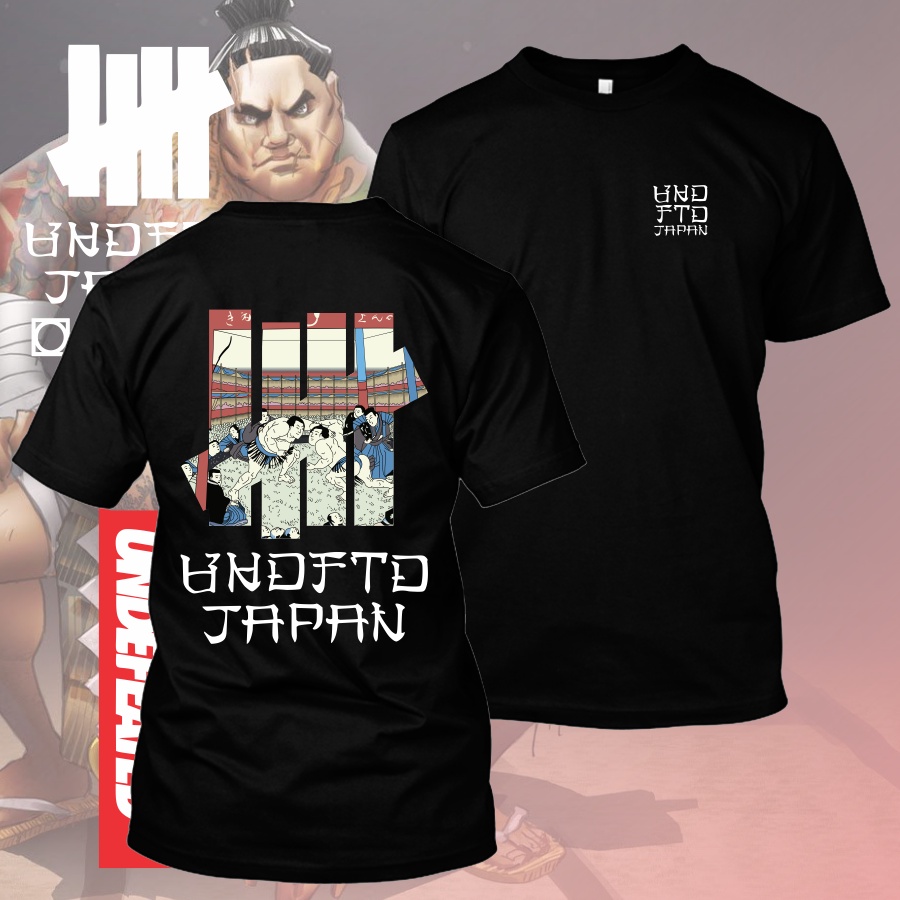 Undefeated UKIYOE SUMO Japan Original Super Premium T-shirt Available size  4XL 5XL