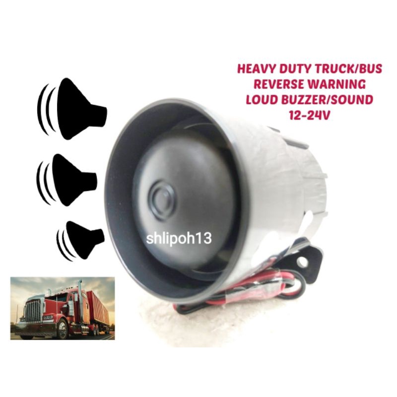 Heavy Duty Truck/Bus Loud Warning Reverse Buzzer/Sound (12-24V ...