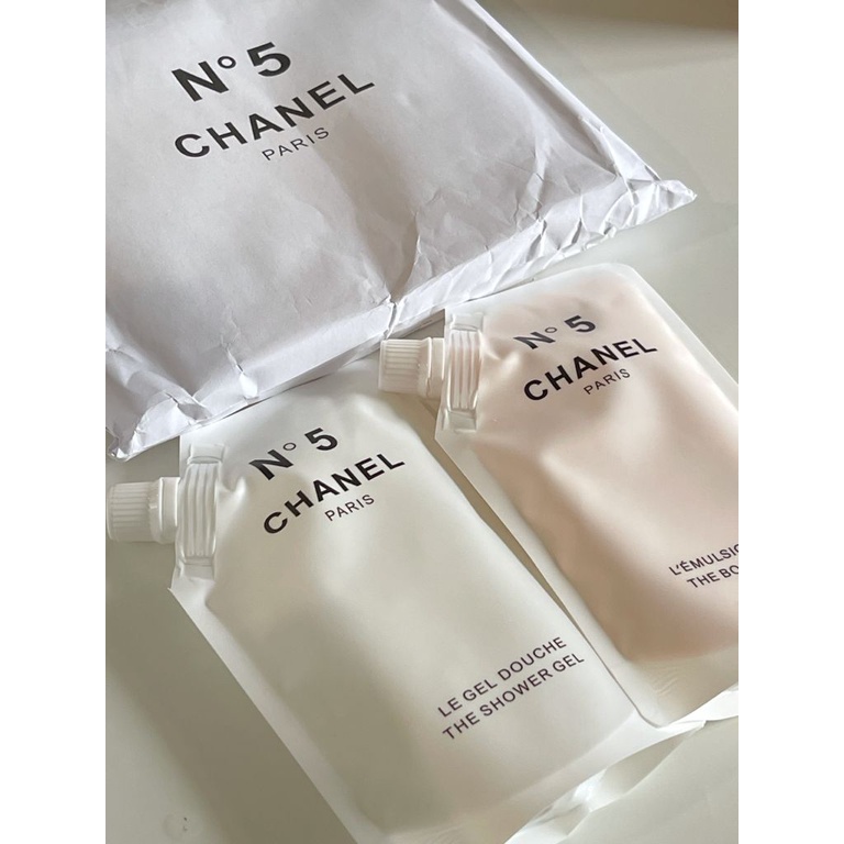 Chanel N5 Shower Gel 200ml + Chanel N5 Body Lotion 200ml/For Woman