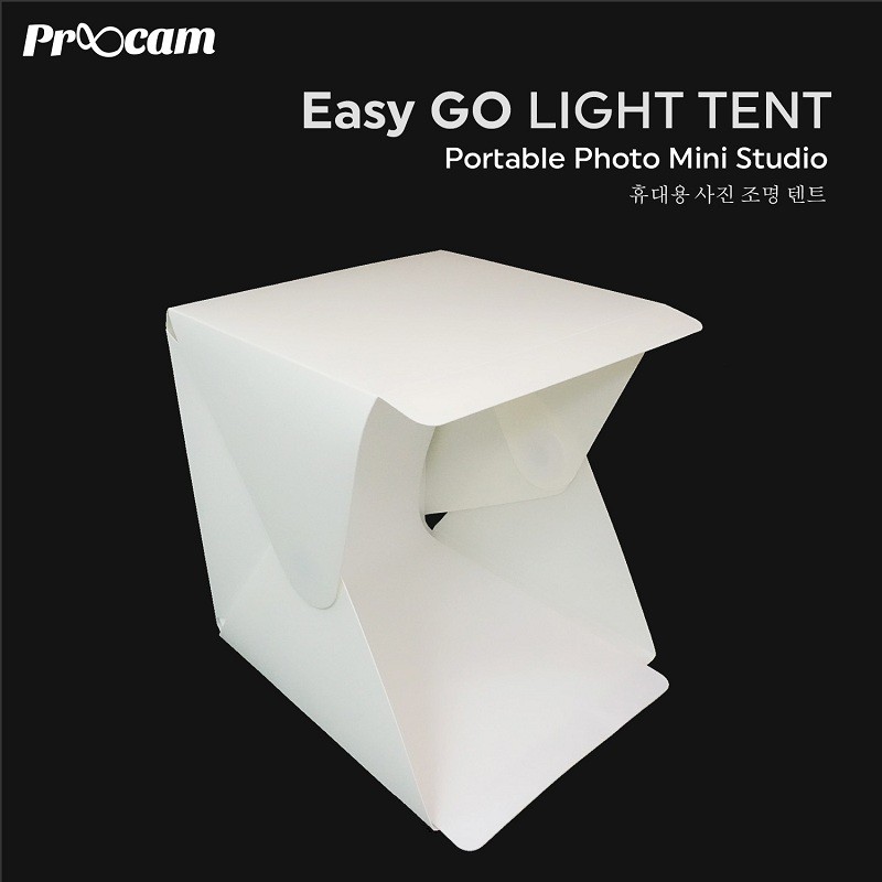 Proocam EASYGO Portable Mini Studio Photo Light Tent with LED Light ...
