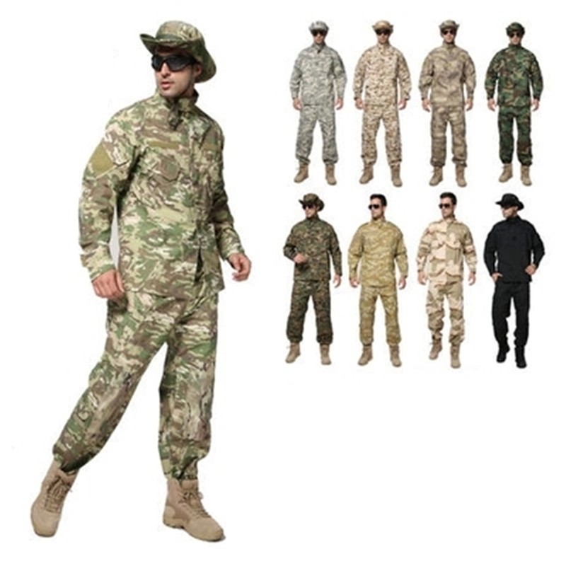 Tactical Uniform Camouflage Suit Wargame Paintball Army Clothing