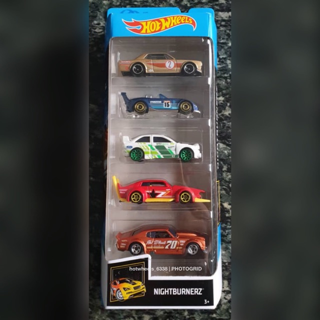 Hot wheels nightburnerz 5 cheap pack 2019