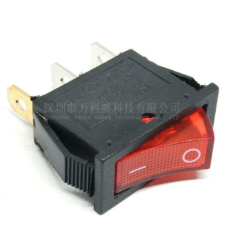 MERAH KCD3 101N Thin Switch ON OFF Switch Red 15A 250V | Shopee Malaysia
