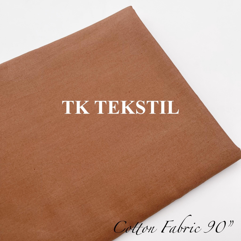 NEW ARRIVAL (20 COLOR) Kain Cotton Plain Bidang 100" / Cotton Fabric ...