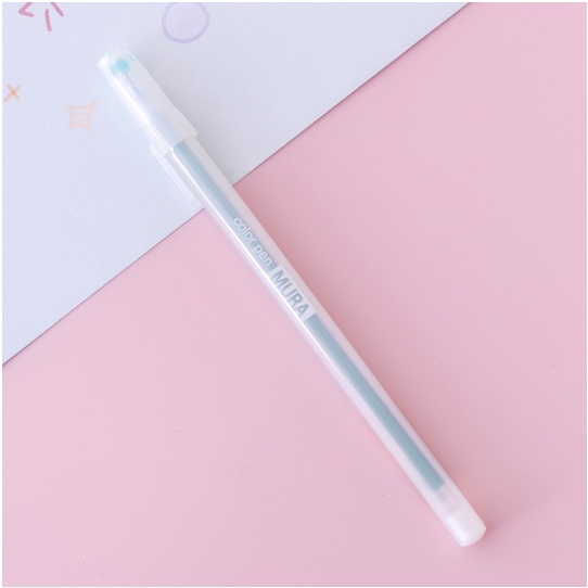 🇲🇾 Ready Stock Muji Style Colorful Jelly Gel Pen 12 Colors 0.5mm Cute ...