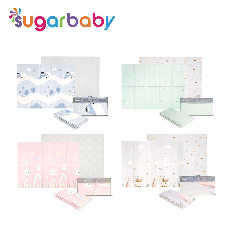 SUNNYLiFE Baby Playmat with Shade Apple Sorbet Multi