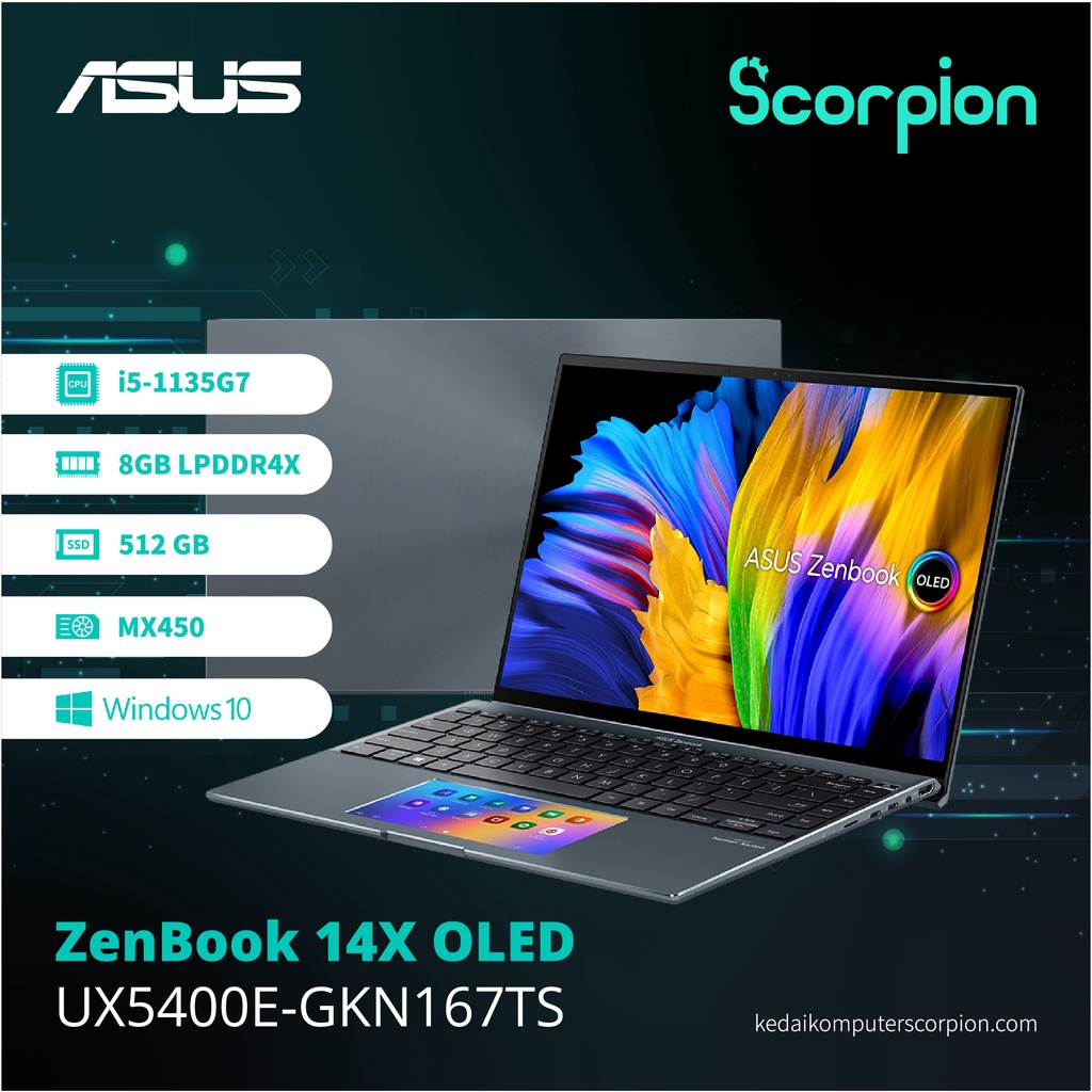 Batteria Beyond Per Asus Zenbook 14X – C31N2021, 11.1V 4100mAh, 3 Celle, Compatibile Con UX5400E, UX5401EA
