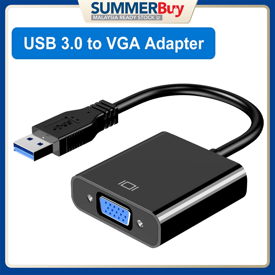 USB to VGA Adapter USB 3.0 to VGA Adapter Multi-Display Video Converter ...