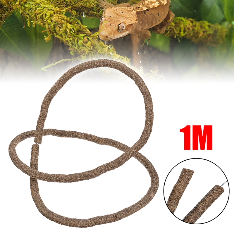 thumbnail image 2 of Artificial Flexible Reptile Vines Rattan Chameleon Lizard Terrarium Branches Bendable Jungle Reptile Pet Habitat Decoration 2 of 14