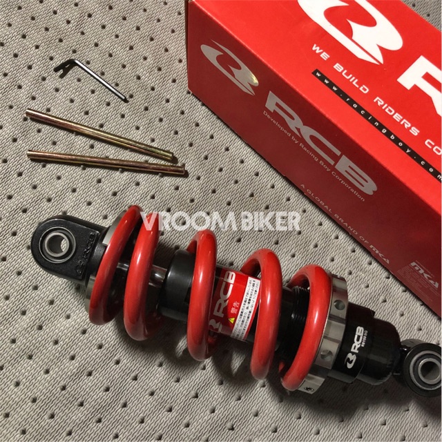 Racing Boy RCB Monoshock mono RS150 M2 Line - 225mm -Red | Shopee Malaysia