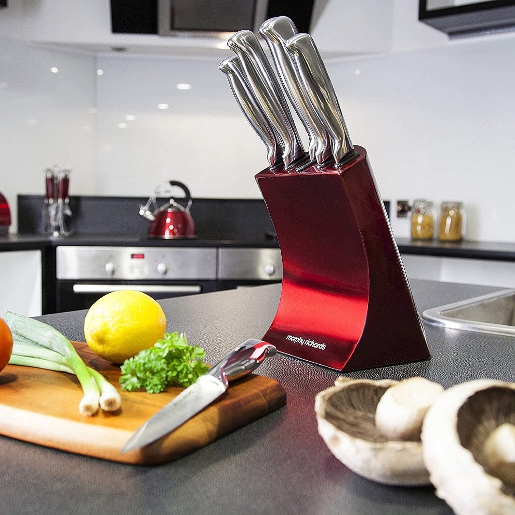 Morphy richards knife block sale