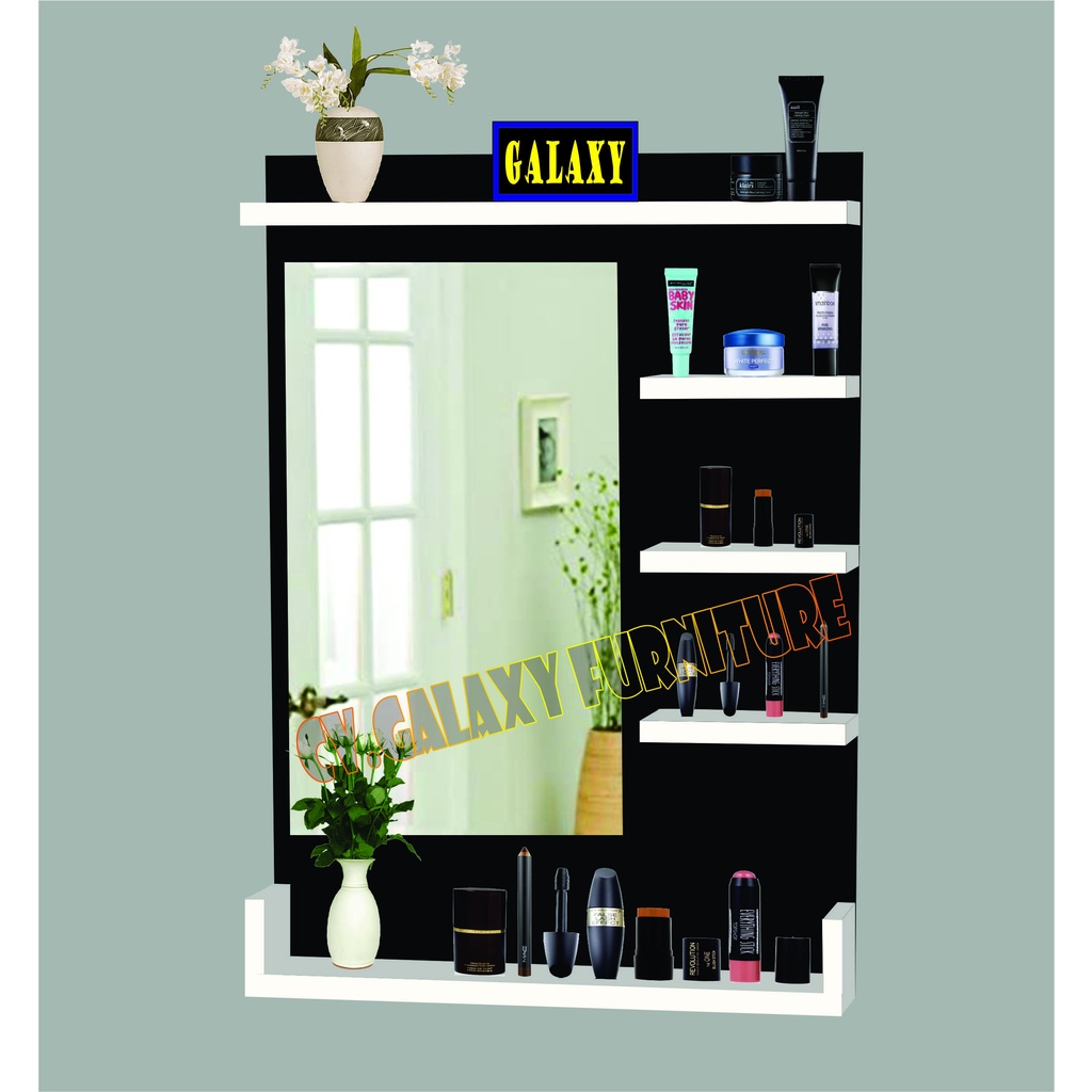 (RM 001) Hanging MAKEUP Rack/Hanging Dressing Table/MAKEUP Rack/Wall ...