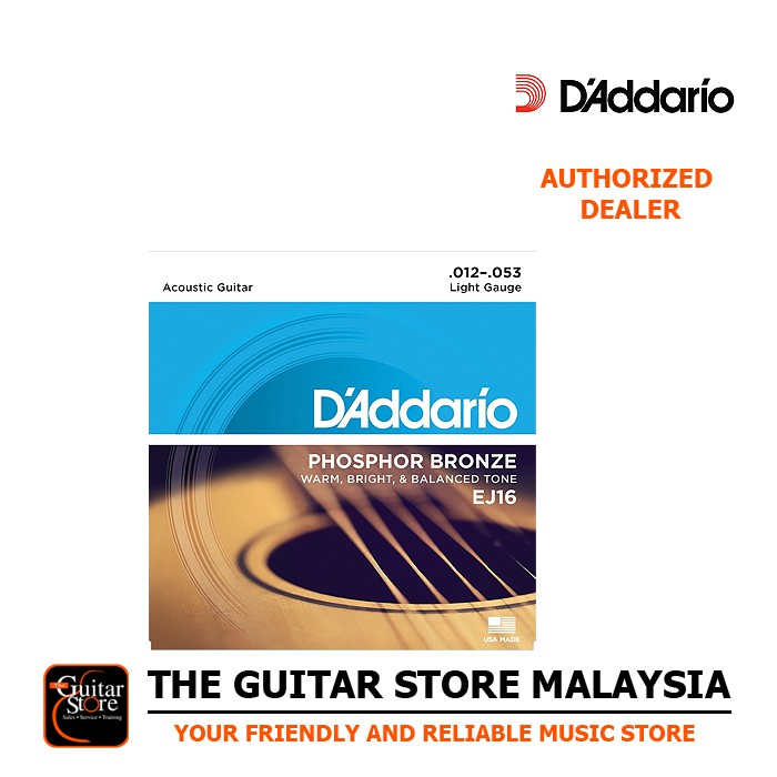 D'Addario EFT16 12-53 Flat Tops Light Phosphor Bronze Roen wound | België